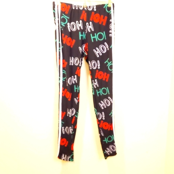 NO COMMENTS NY.LA Christmas leggings Pants size L - Picture 1 of 6